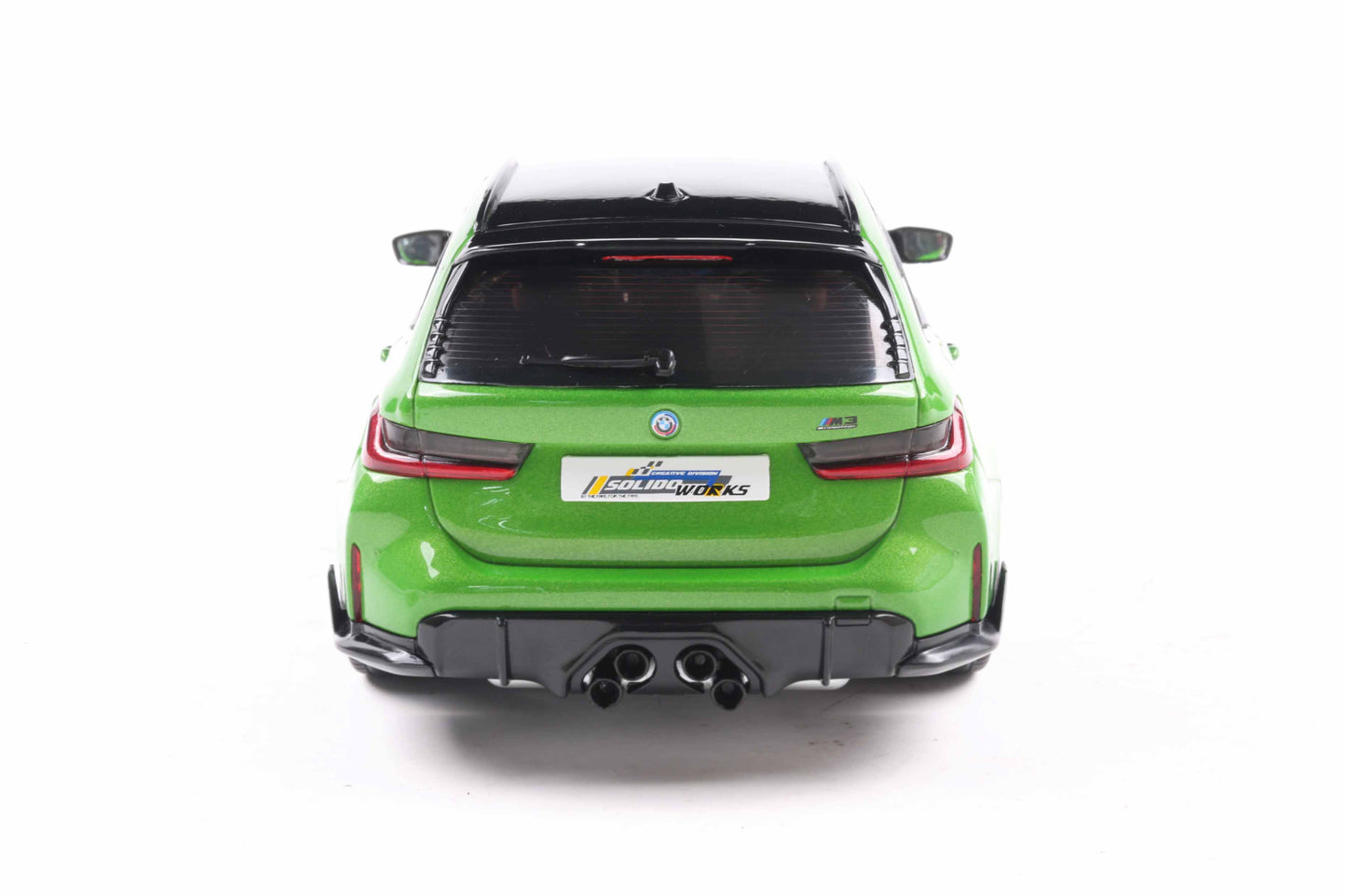 Solido 1:18 die cast 2024 BMW Competition M3 XDrive Touring Wagon Metallic Green