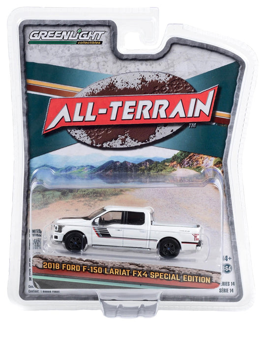 Greenlight 1:64 die cast 2018 Ford F-150 Lariat FX4 Pickup