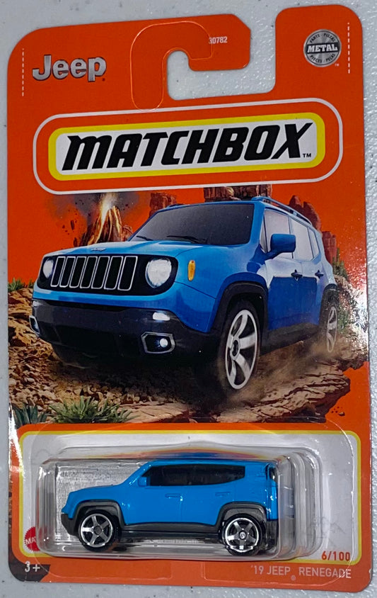 Matchbox 1:64 die cast 2019 Jeep Renegade