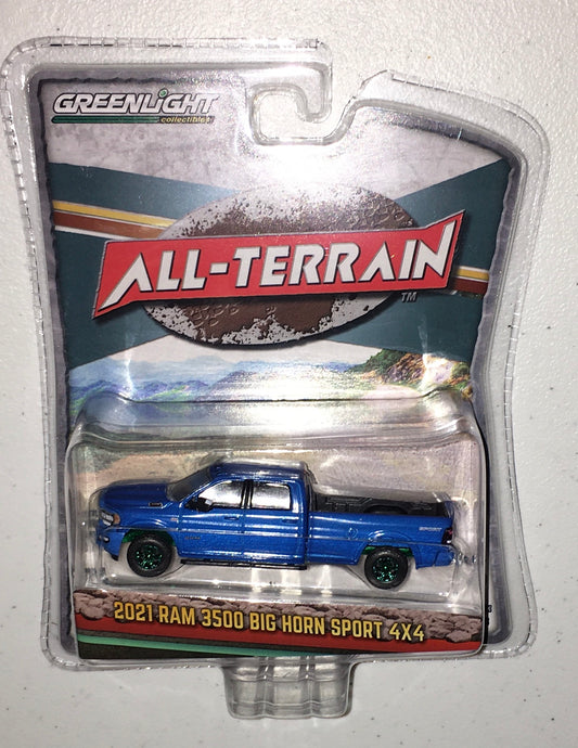 Greenlight 1:64 die cast 2021 RAM 3500 Big Horn Sport 4x4 CHASE
