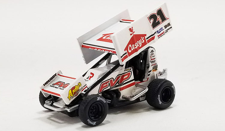 Acme 1:64 die cast Casey’s General Store Sprint Car #21 Brian Brown