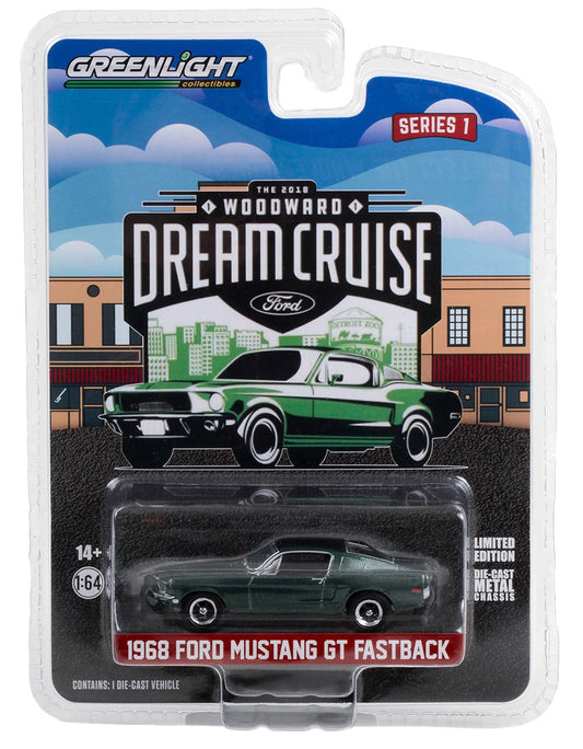 Greenlight 1:64 die cast 1968 Ford Mustang GT