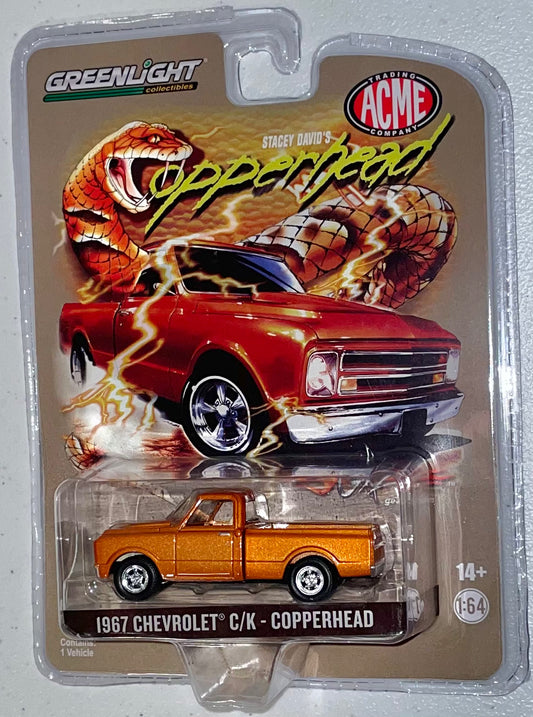 Acme 1:64 die cast 1967 Chevy Pickup “Copperhead”