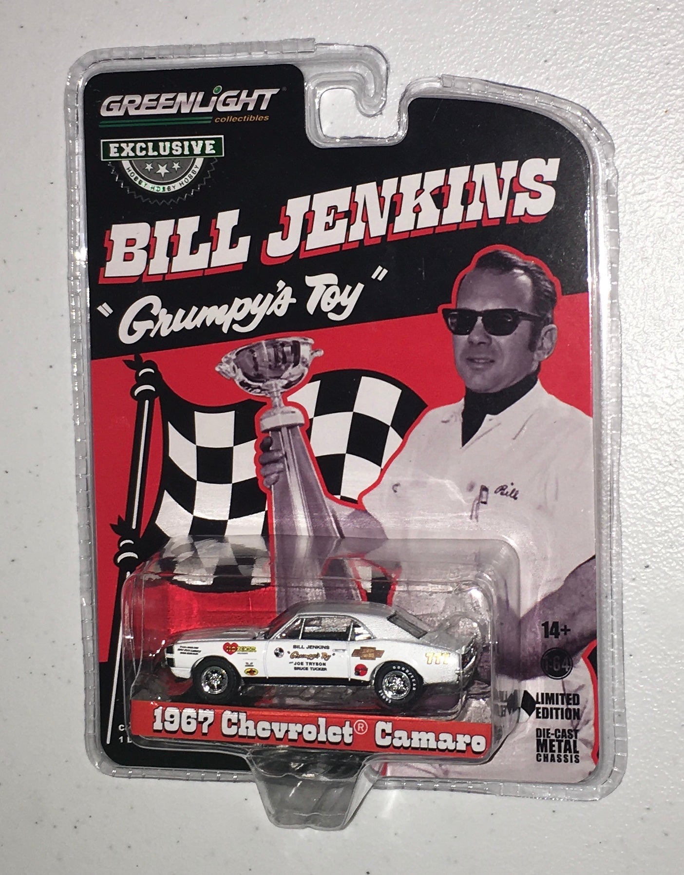 Greenlight 1:64 die cast “Grumpy’s Toy” 67 Chevy Camaro