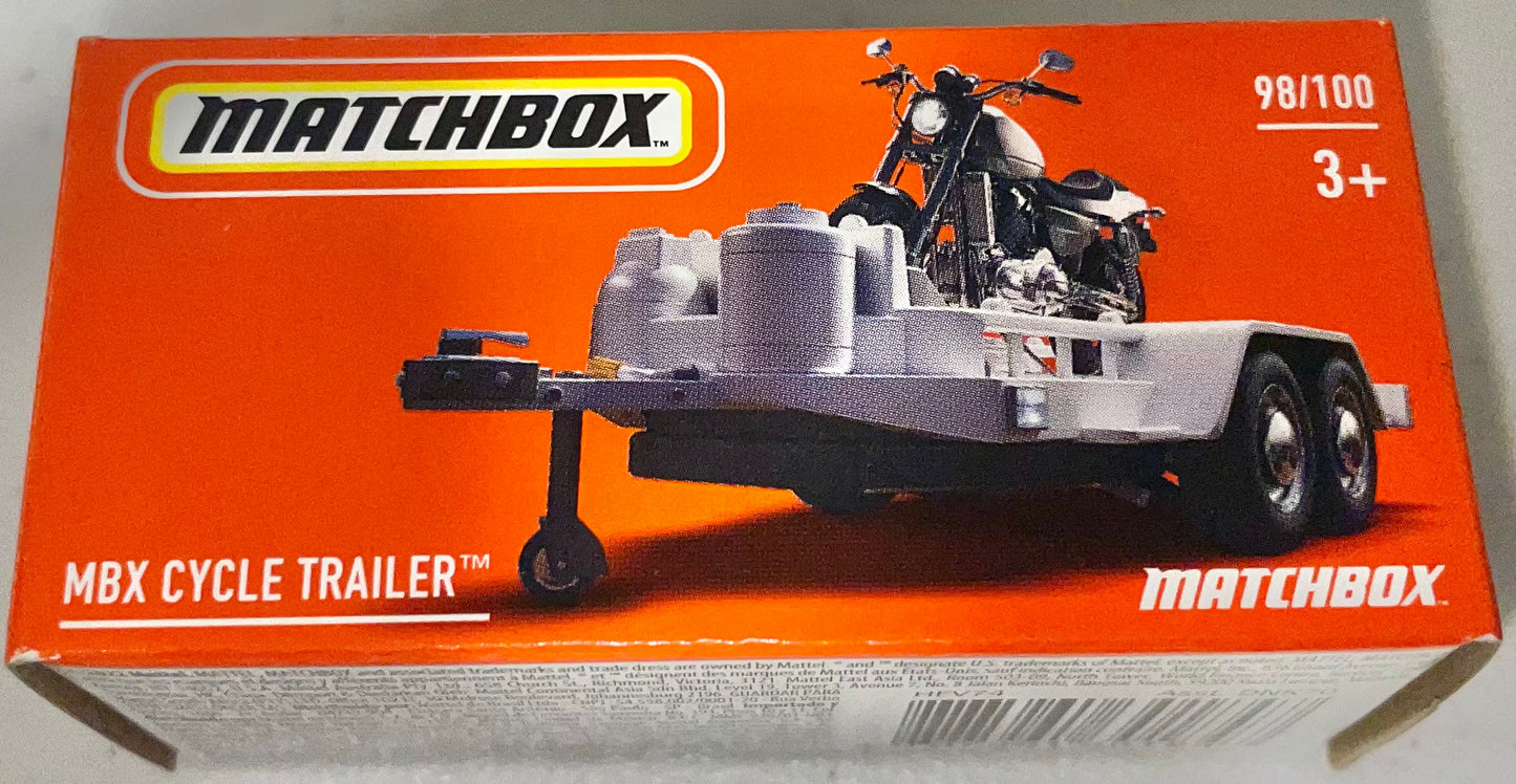 Matchbox 1:64 die cast MBX Cycle Trailer