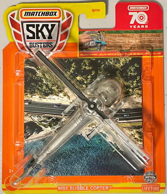 Matchbox 1:64 die cast MBX Bubble Copter
