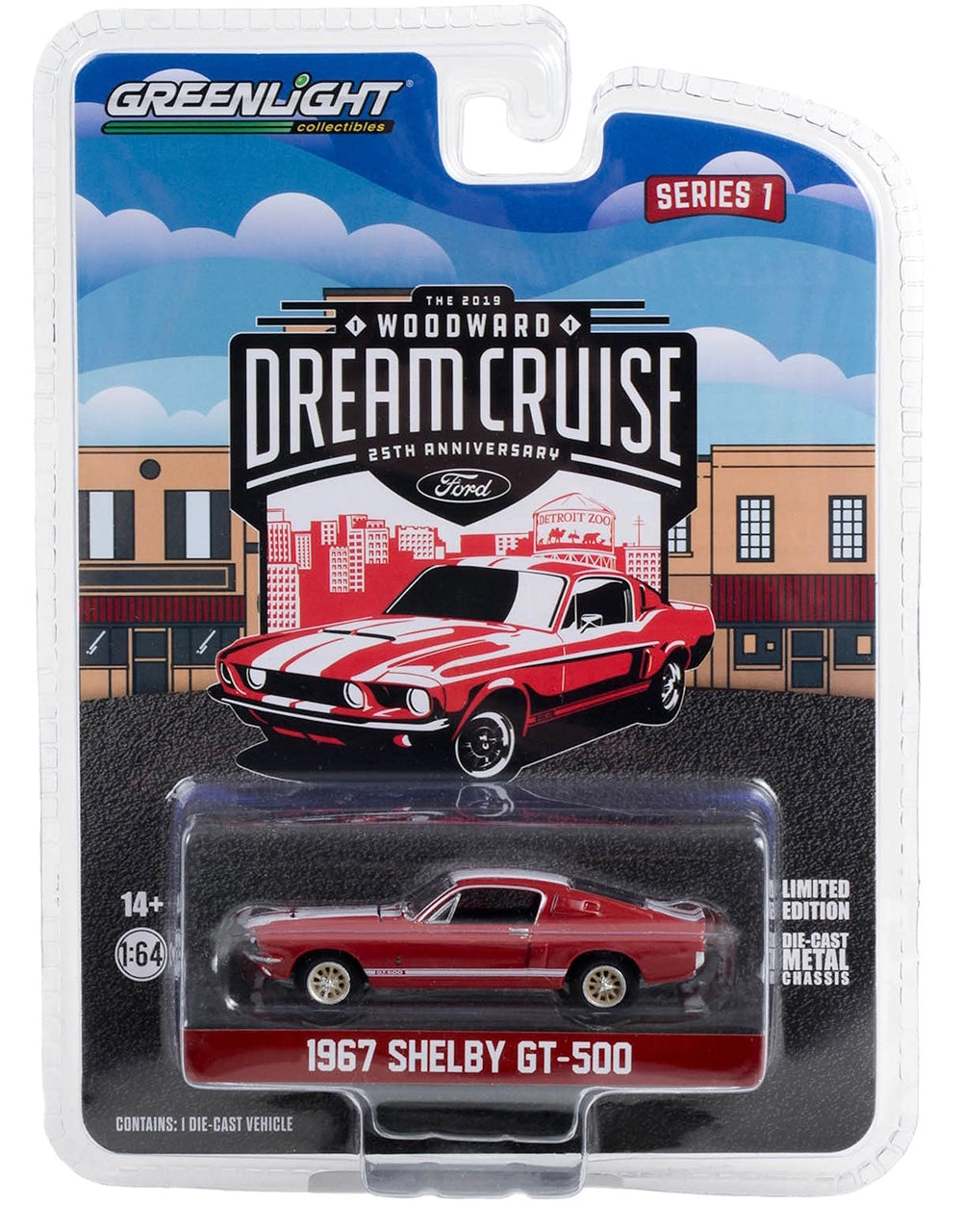 Greenlight 1:64 die cast 1967 Shelby GT 500