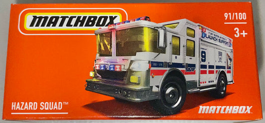 Matchbox 1:64 die cast Hazard Squad Truck