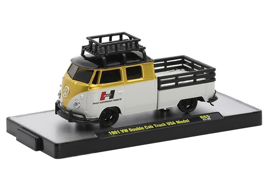 M2 Machines 1:64 die cast Hurst 1961 VW Double Cab Pickup Truck